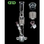 Grace Glass - 10-arm Perc Cylinder 7mm Glass Ice Bong