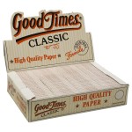 Good Times Classic - Regular Size Slim Rolling Papers - Box of 100 Packs