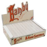 Bambu Extra Gum - Regular Size Slim Rolling Papers - Box of 100 Packs