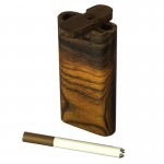 Handmade Wood Dugout with Digger One-Hitter Pipe