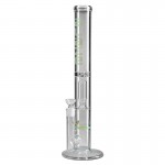 Blaze Glass - Multi-Level Ice Bong with Disc Perc and UFO Perc - Yellow