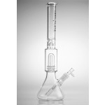 Pulse Glass - Double Showerhead Perc Heavy Hitter Beaker Base Bong