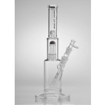 Pulse Glass - Double Showerhead Perc Nano Bong