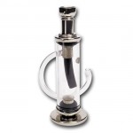 Clear Acrylic and Metal Water Pipe