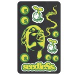 SeedleSs Clothing - Green Girl Sticker Card