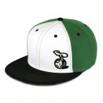 SeedleSs Clothing - Snappy Sprout Hat - Black, Green and White
