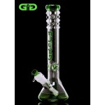 Grace Glass - Beaker Base 7mm Glass Bong - 40cm - Green