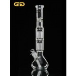 Grace Glass - Double 10-arm Perc Beaker Base 5mm Glass Tube