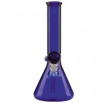 Pure Glass Classic 4412 Beaker Base Tube - 12 Inch - 44mm - Blue