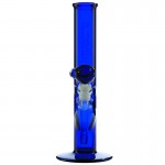 Pure Glass Classic 5012 Straight Bong - 12 Inch - 50mm - Blue