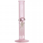 Pure Glass Classic 4412 Straight Tube - 12 Inch - 44mm - Pink Frosted