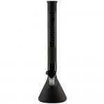 Pure Glass Classic 5018 Beaker Base Tube - 18 Inch - 50mm - Black Frosted