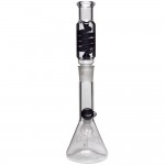 Pure Glass ZERO PFC Detachable Freezable Coil Glass Bong - Black