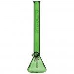 Pure Glass Classic 3814 Beaker Base Tube - 14 Inch - 38mm - Green