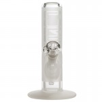 Pure Glass 9mm Straight Tube - 10 Inch - 60mm - Frosted