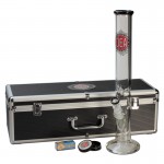 DEA Straight Cylinder Glass Tube Set in Aluminum Carrying Case