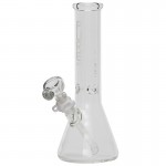 Pure Glass Classic 5012 Beaker Base Bong - 12 Inch - 50mm - Clear