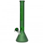 Pure Glass Classic 5018 Beaker Base Tube - 18 Inch - 50mm - Green Frosted