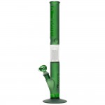 Pure Glass 10-arm Perc Straight Bong - Green