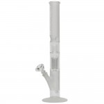 Pure Glass 10-arm Perc Straight Bong | Frosted