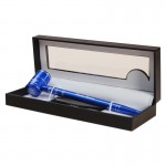 The Screen Queen Pipe - Anodized Aluminum Screenless Hand Pipe - Blue