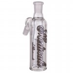 Medicali Glass - 5-Arm Tree Perc Ash Catcher - Silver Script Label