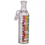 Medicali Glass - 5-Arm Tree Perc Ash Catcher - Rasta Label