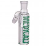 Medicali Glass - 5-Arm Tree Perc Ash Catcher - Green Label