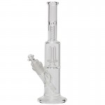 Multi-Level Scientific Glass Ice Bong with Dome Perc