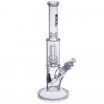 Medicali Glass - Mini Showerhead Perc Straight Bong - Black Label