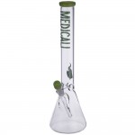 Medicali Glass - Slyme 50 Mil Beaker Bong - 18 Inch - Green Label