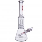 Medicali Glass - Mini Showerhead Perc Beaker Bong - Red Label