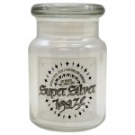 Spark 420 Glass Stash Jar - 6oz - Super Silver Haze