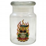 Spark 420 Glass Stash Jar - 6oz - Voodoo