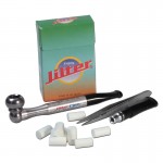 Jilter Pipe - Anodized Aluminum Pipe and Filters Set - Silver