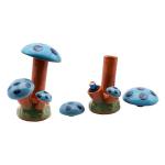 Magic Mushroom Ceramic Stealth Water Pipe - 12cm