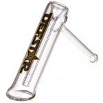 Defstar Glass - Small Hammer Bubbler Hand Pipe - Yellow Label
