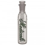 Medicali Glass - Ash Catcher with Downstem - Green Script Label