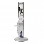Black Leaf – Glass Icebong with 10-Arm Tree Perc & Built-in Diffuser