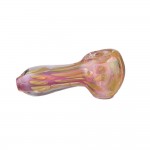 Glass Spoon Pipe - Inside Out Worked Fume