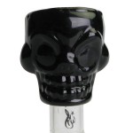 Weed Star Glass Skull Bowl - Black