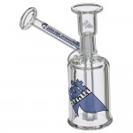 Hitman – Phase Two Mini Sidecar Bubbler with Brilliance Perc – Blue Logo - 10mm