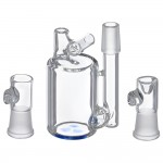 Hamm’s Waterworks Glass – Cylindrical Exo-Diffy Perc Vapor Bubbler – Blue