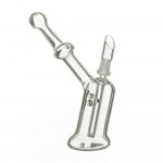 Glass Up-Right Hammer Vapor Bubbler with Marbles & Maria - 10mm