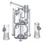 Hamm’s Waterworks Glass – Prism Recycler Vapor Bubbler – Purple