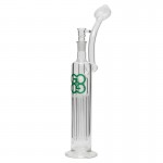 GlassCity - 8-arm Tree Perc Glass Bubbler - SNOB Glass/GlassCity Collab