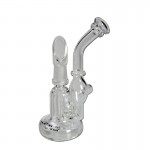 Blaze Glass - Recycler Bubbler with Clear Diffuser Downstem