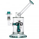 Grace Glass - Limited Edition Vapor Bubbler with Box Diffuser and Sidecar Mouthpiece - Green