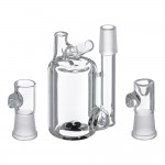 Hamm’s Waterworks Glass – Cylindrical Exo-Diffy Perc Vapor Bubbler – Black