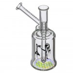 Hitman – Fresh Tech Phase Two Sidecar Bubbler with Brilliance Perc – White & Black Logo – 14.5mm